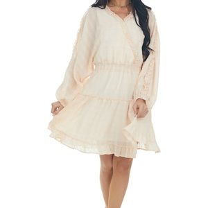Peach Love Petal Dress